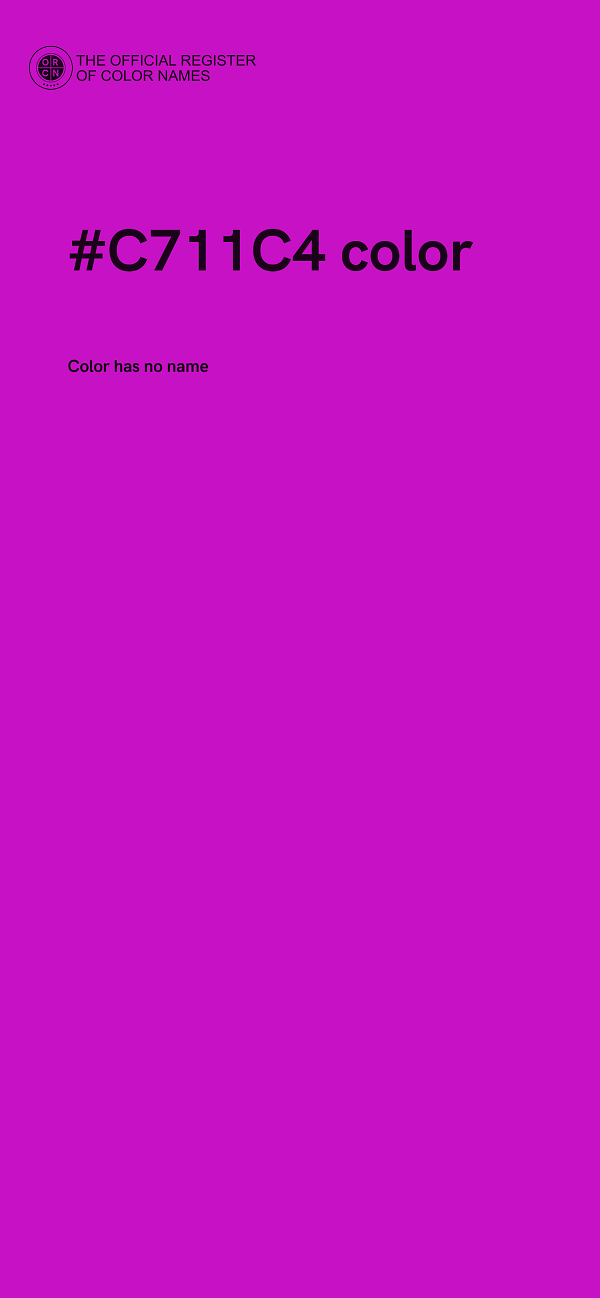 #C711C4 color image