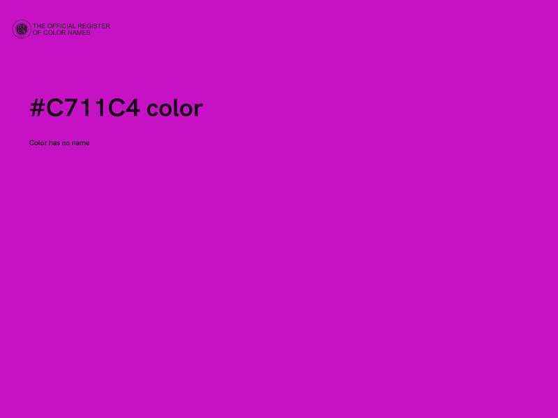 #C711C4 color image