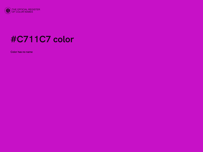 #C711C7 color image