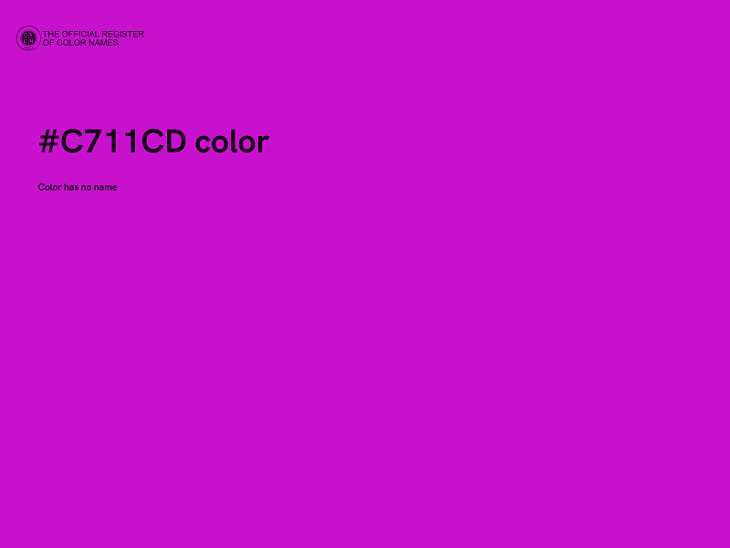 #C711CD color image