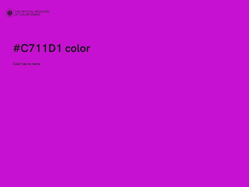#C711D1 color image