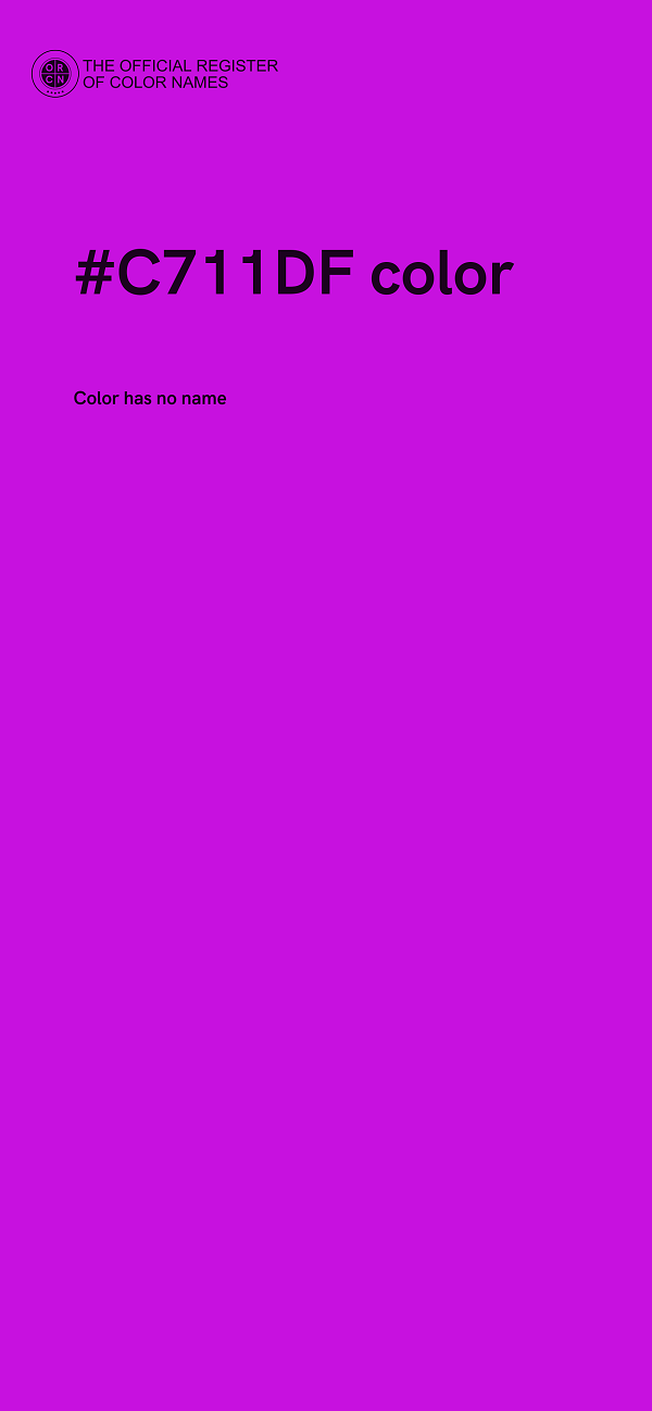 #C711DF color image