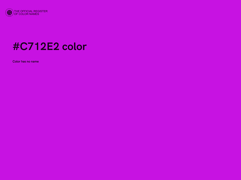 #C712E2 color image