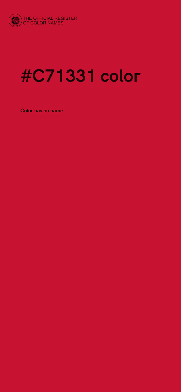 #C71331 color image