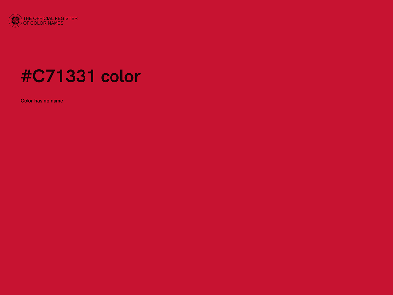 #C71331 color image