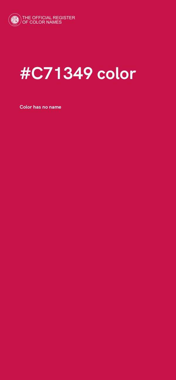 #C71349 color image