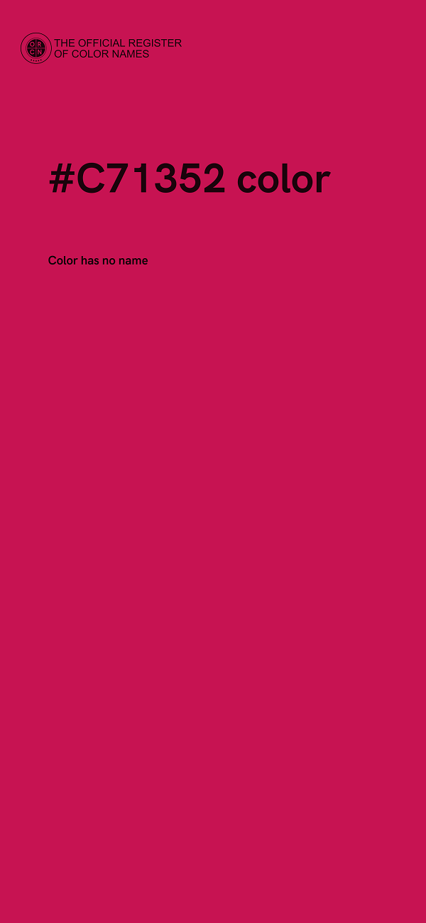 #C71352 color image