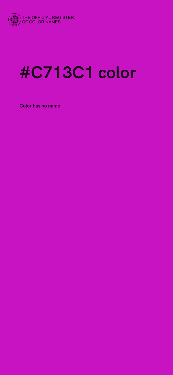 #C713C1 color image