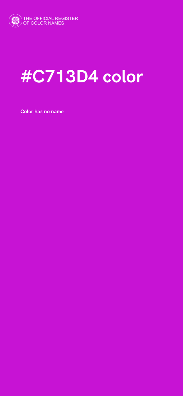 #C713D4 color image