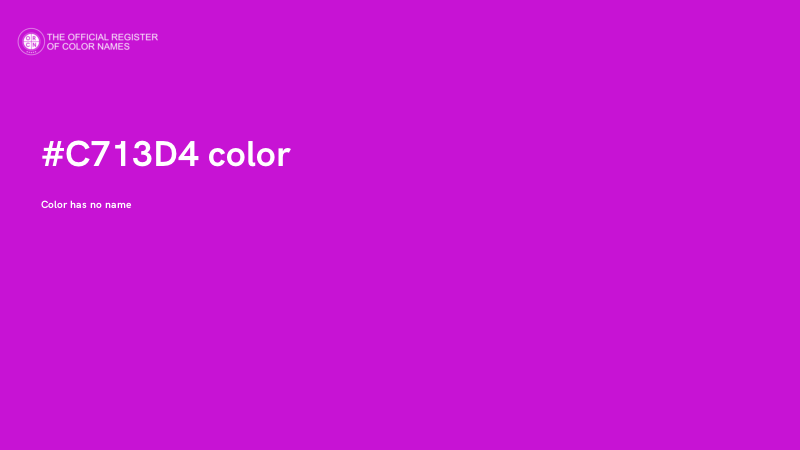 #C713D4 color image