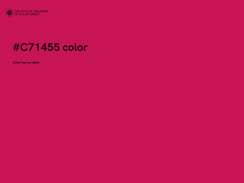 #C71455 color image