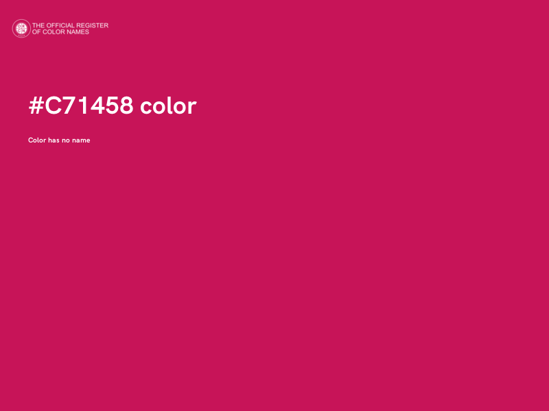 #C71458 color image