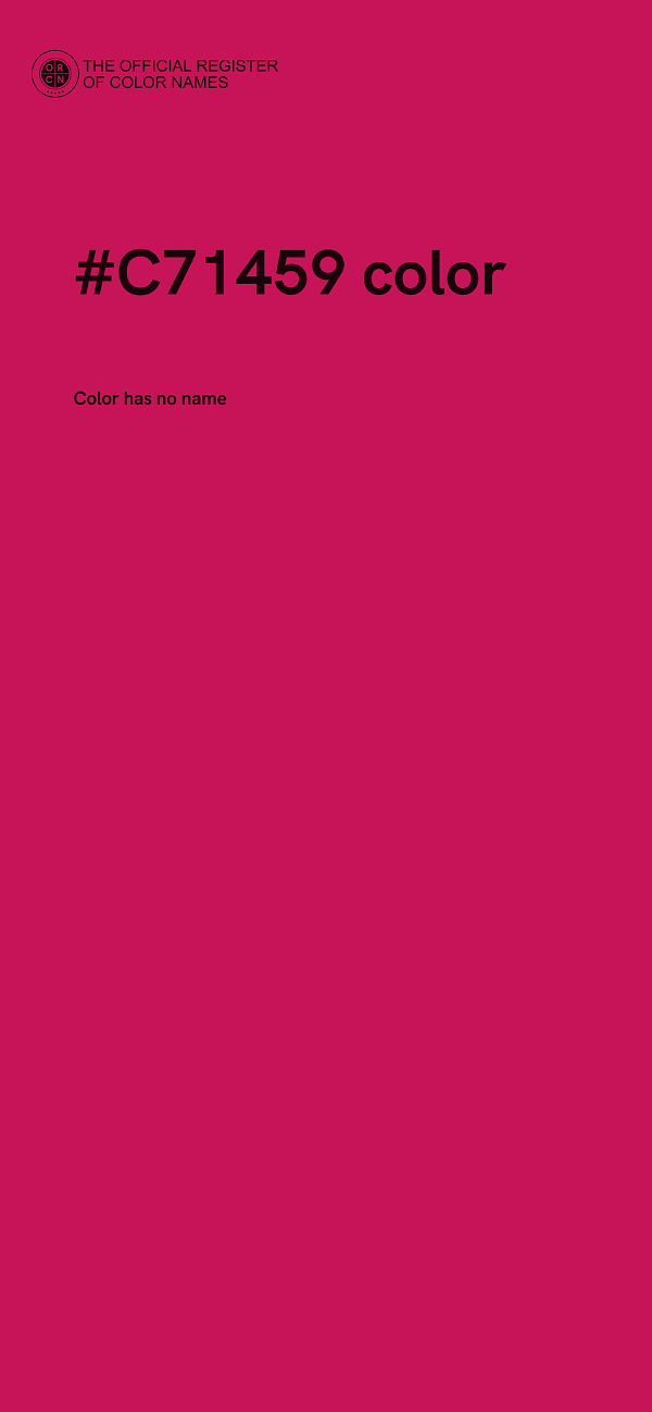#C71459 color image