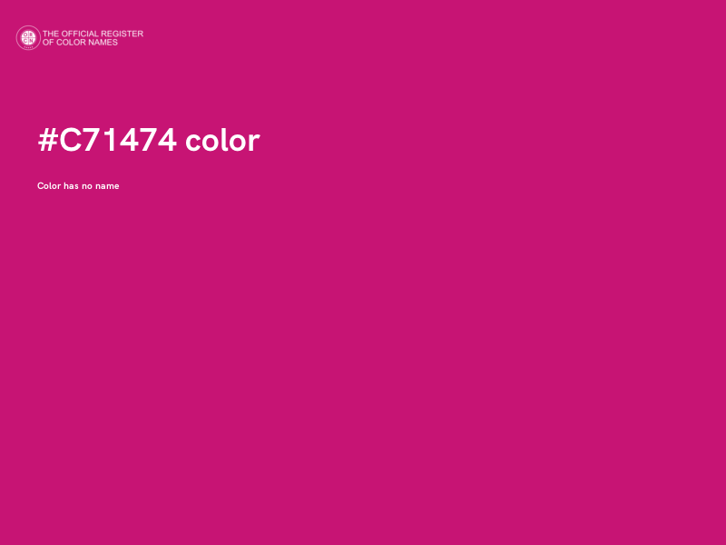 #C71474 color image