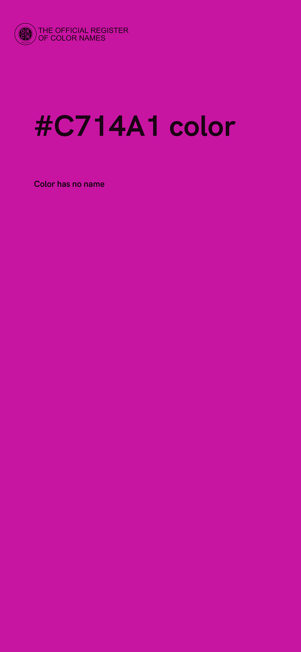#C714A1 color image