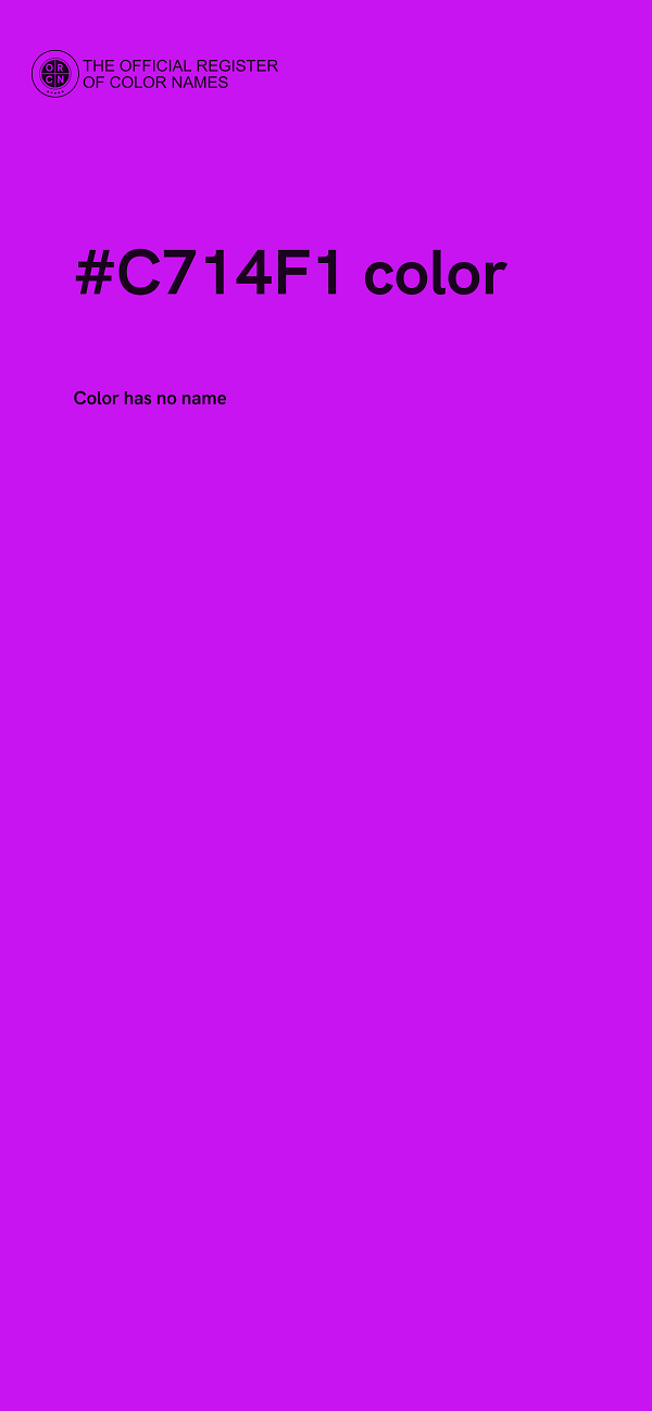 #C714F1 color image
