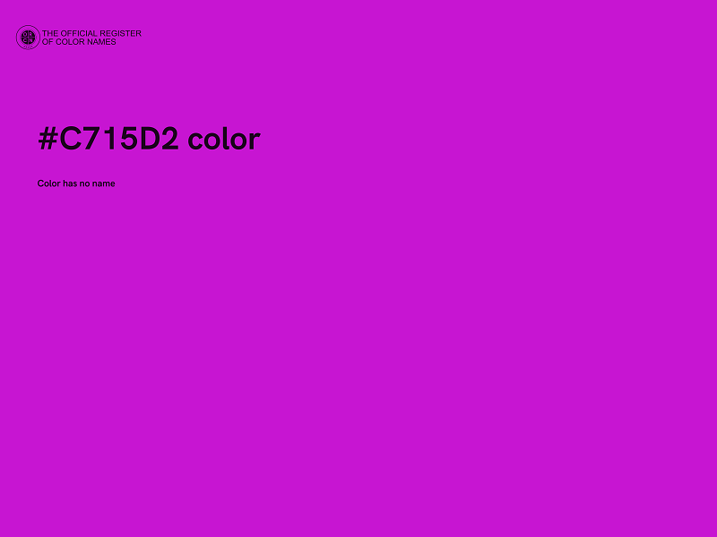 #C715D2 color image