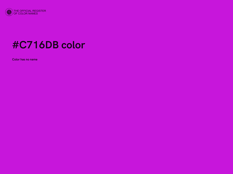 #C716DB color image