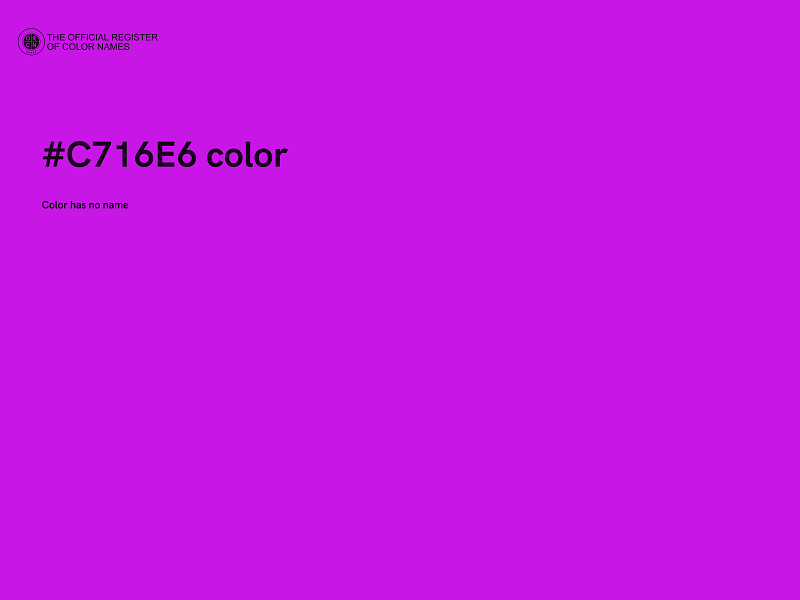 #C716E6 color image