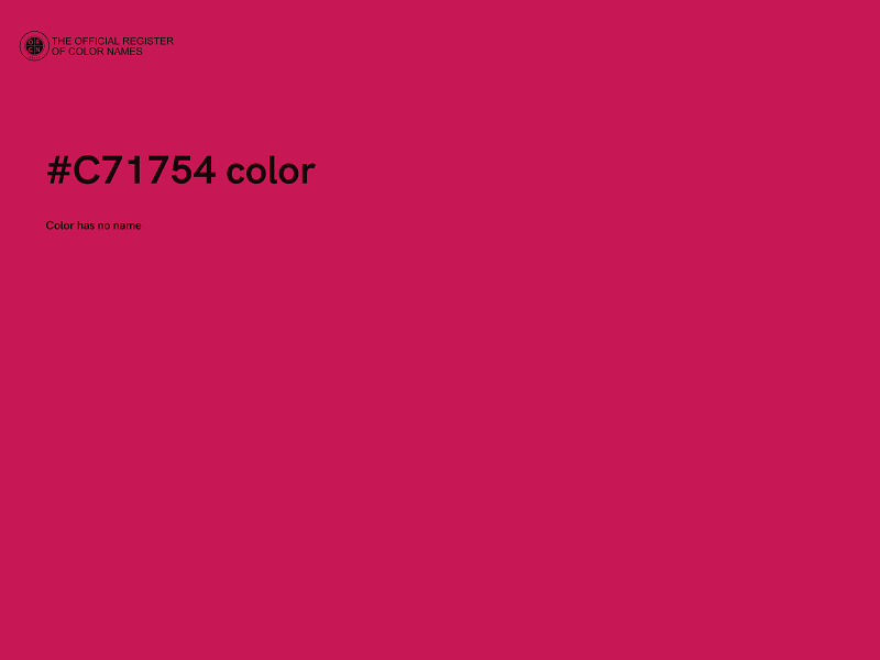 #C71754 color image