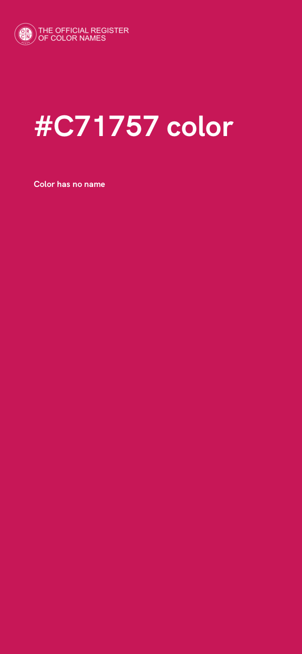 #C71757 color image