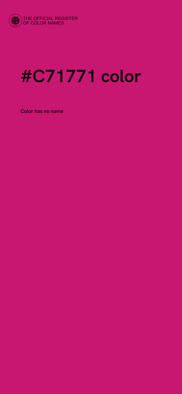 #C71771 color image