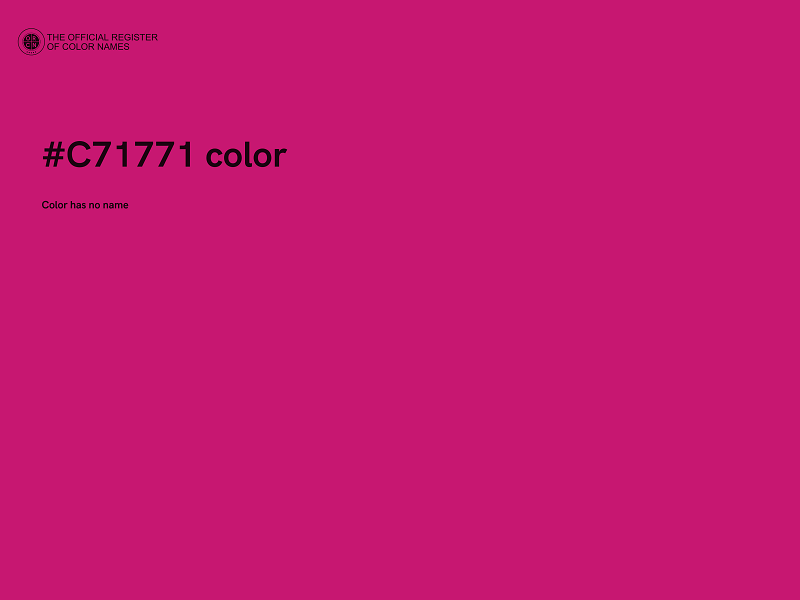#C71771 color image