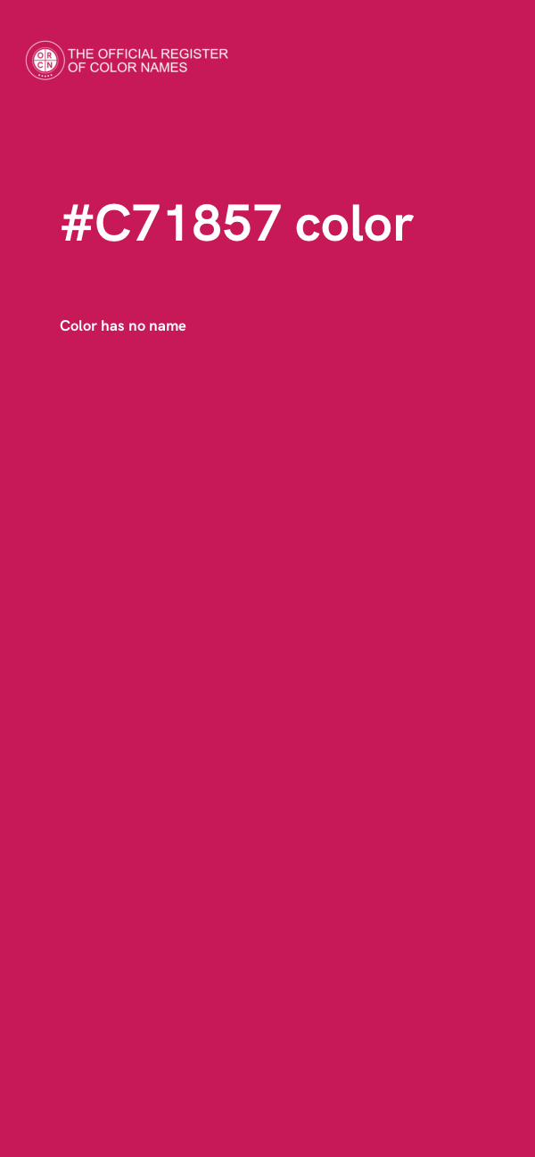 #C71857 color image