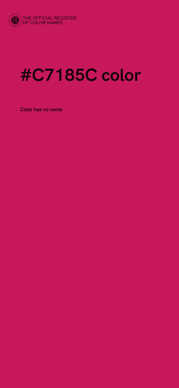 #C7185C color image