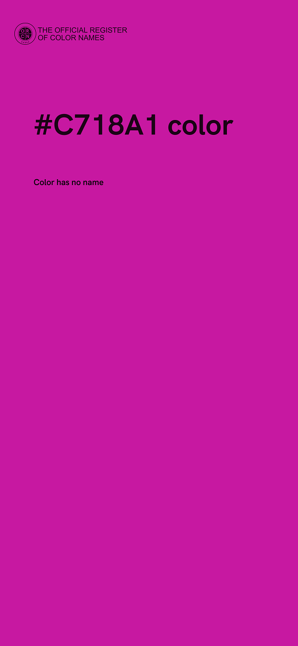 #C718A1 color image