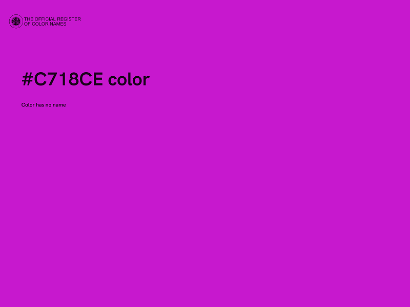 #C718CE color image