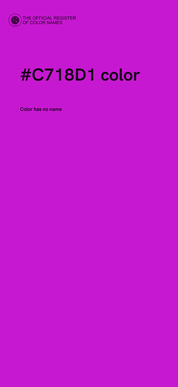 #C718D1 color image