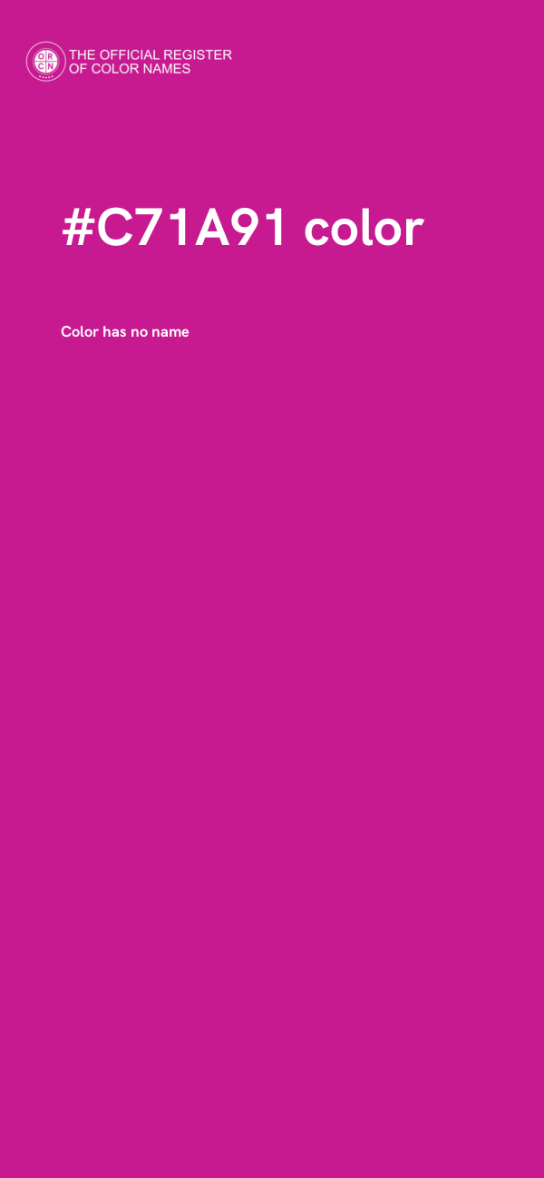 #C71A91 color image