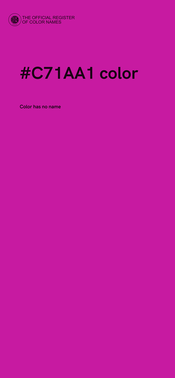 #C71AA1 color image