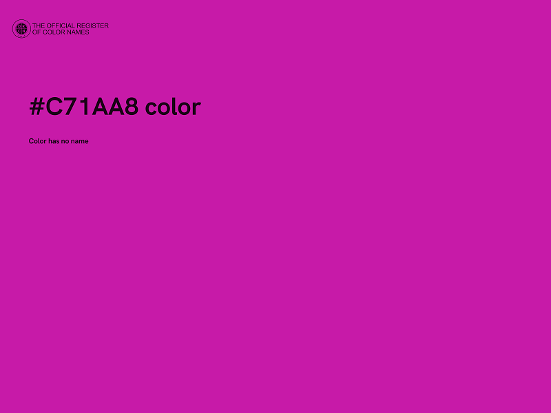 #C71AA8 color image