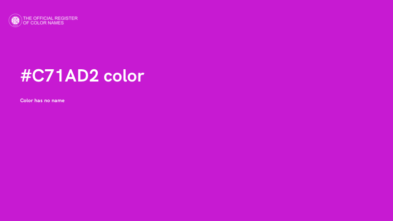 #C71AD2 color image