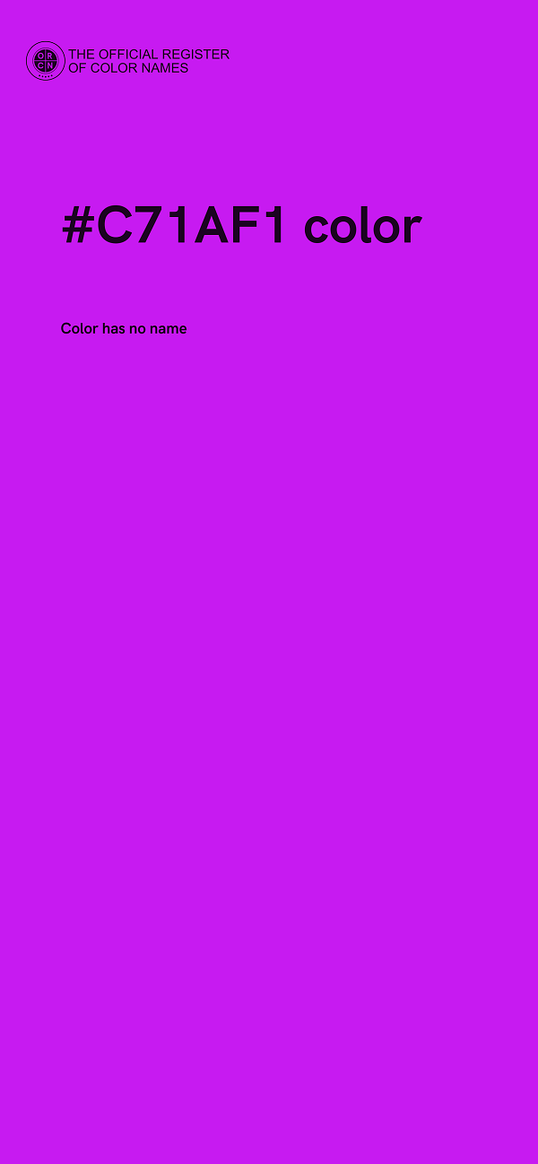 #C71AF1 color image