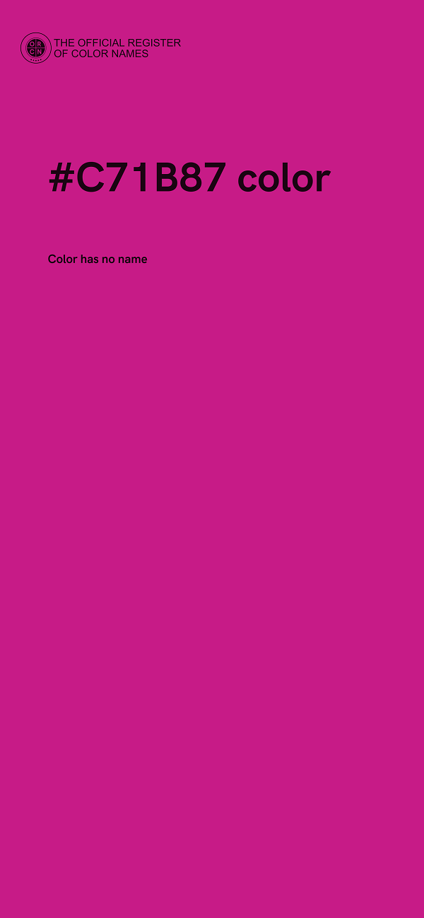 #C71B87 color image