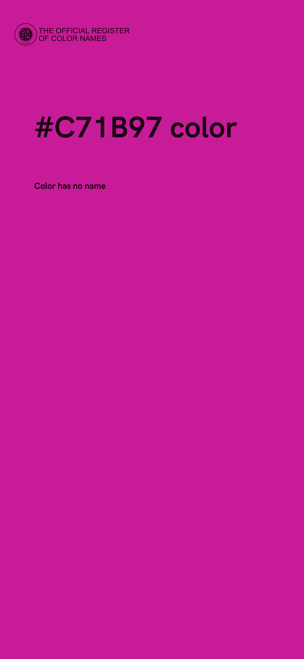#C71B97 color image