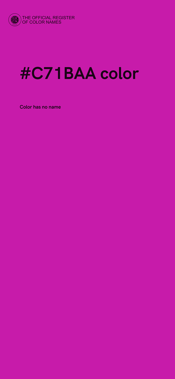 #C71BAA color image
