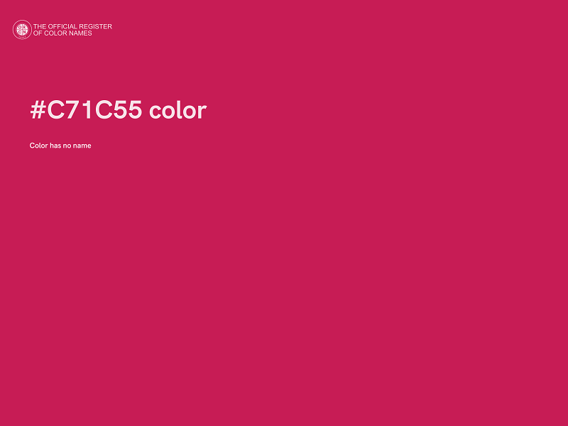 #C71C55 color image