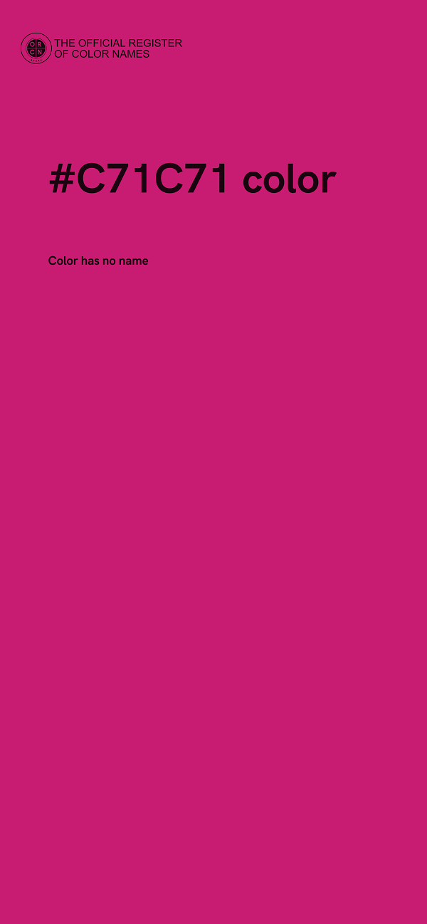 #C71C71 color image