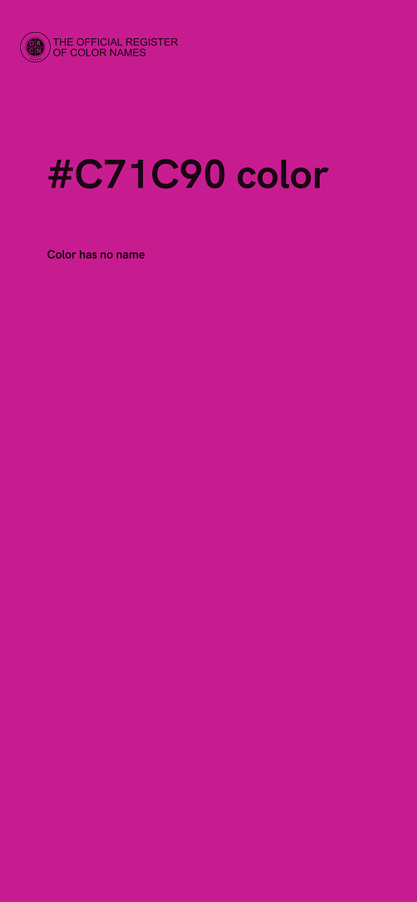 #C71C90 color image
