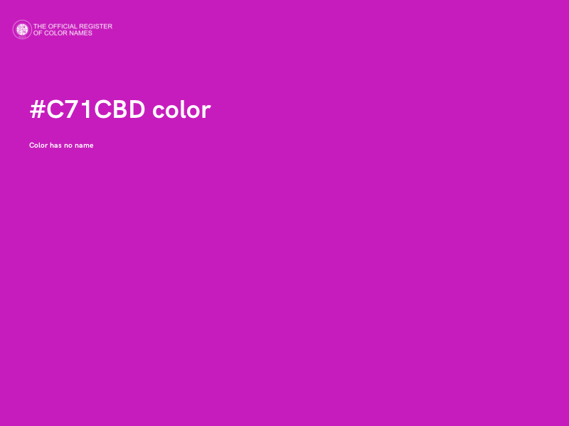 #C71CBD color image