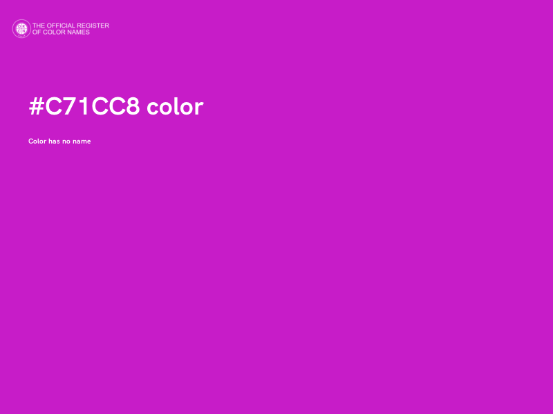 #C71CC8 color image