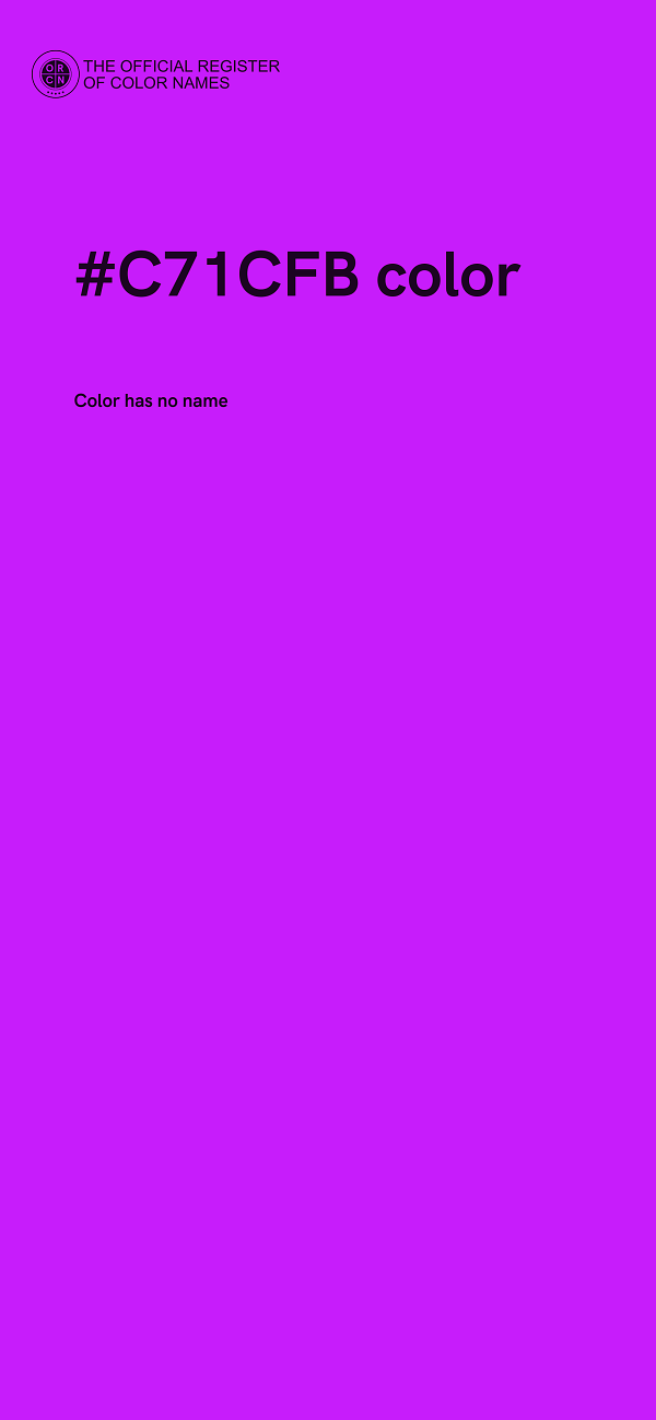 #C71CFB color image