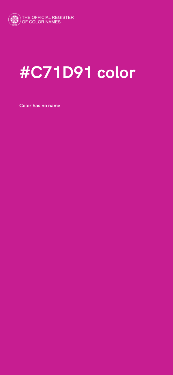 #C71D91 color image