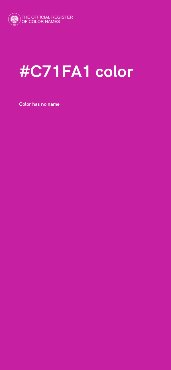 #C71FA1 color image