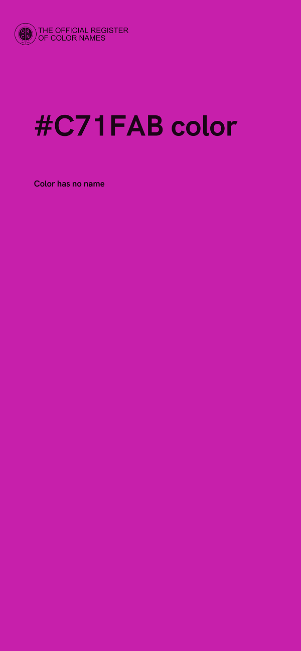 #C71FAB color image