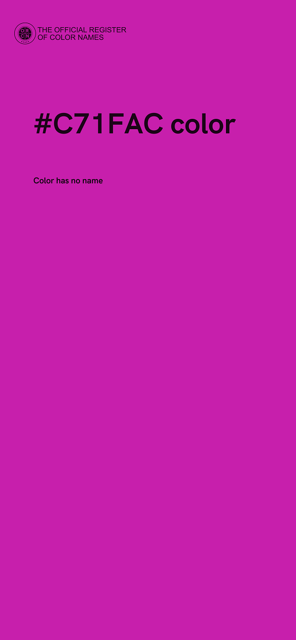 #C71FAC color image